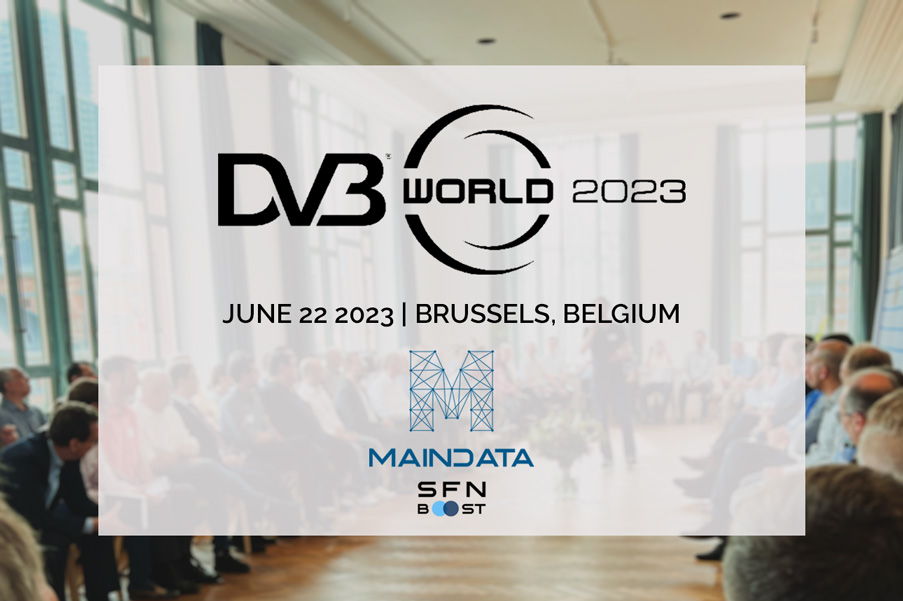 MAINDATA is supporting DVB World 2023