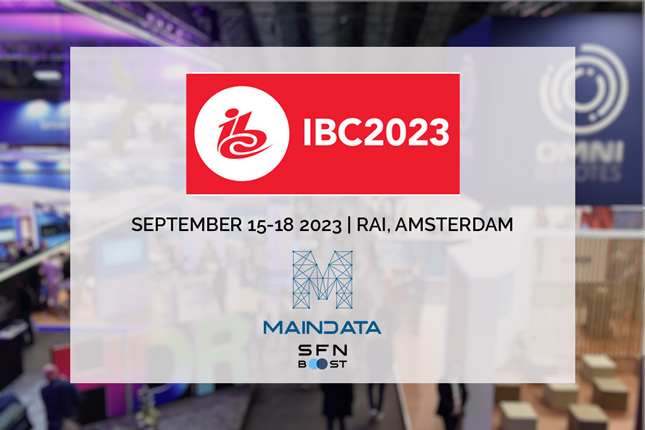 MAINDATA at IBC 2023