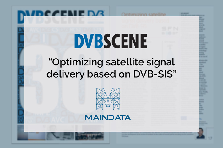 DVB Scene published our article on “Optimizing satellite signal delivery based on DVB-SIS”