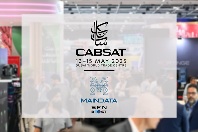 Cabsat-2025---small MAINDATA at CABSAT 2025